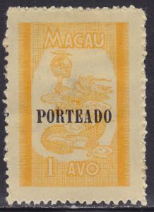 Macao J50 Postal Due 1951