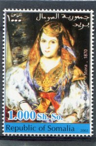Somalia 2002 RENOIR Madame Stora Paintings Stamp Perforated Mint (NH)