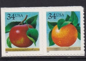 3492a Apple & Orange Pair MNH