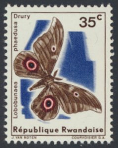 Rwanda  SC# 118  MNH Butterflies see details/scans 