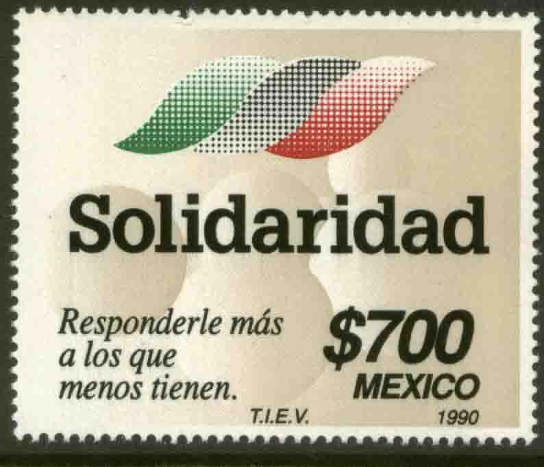 MEXICO 1656, Government's Solidarity Official Program MNH