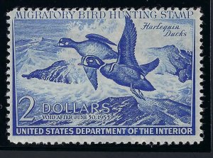RW19 Federal Duck Stamp Fine Unsigned no Gum or Faults-Example -OFFER?