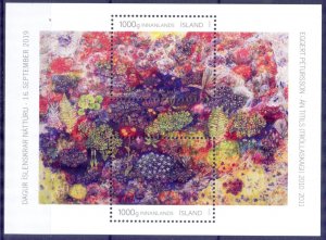 Iceland 2019 Nature Day Art Paintings Flowers Mi. Bl.68 MNH