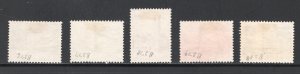 Netherlands #B276-B280   VF, Used, CV $12.00  .....  4200643