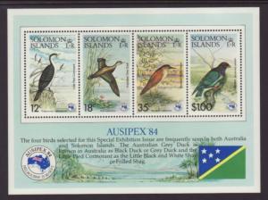 Solomon Islands 538a Birds Souvenir Sheet MNH