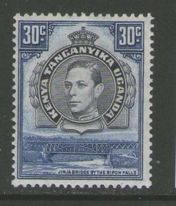 Kenya Uganda Tanzadnia 1938 KGVI Sc 76b Perf,13 MH