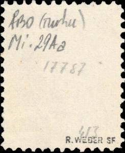 FINLAND ca.1890 Mi29Aa with FIGURE CANCEL #413 Figurenstempel signed R. WEBER SF