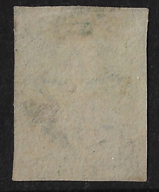 NZ 1/ Chalon Scott 15/ SG 45, yellow green. Wmk lg. , imperf. CV $375  (a4907