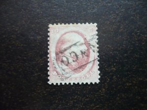 Stamps - Netherlands - Scott# 5 - Used Single Stamp