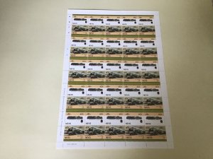 Nevis S.N.C.F.  Class  Locomotive Railway Train MNH full  stamps sheet 49573