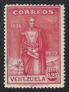 Venezuela 292 VFU BOLIVAR K422-2