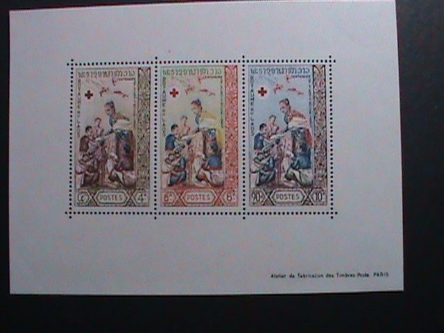 ​LAOS-1963 SC# 87a CENTENARY OF INTERNATIONAL RED CROSS MNH S/S VERY FINE