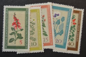 DDR Sc # 494-98, VF MNH