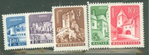 Hungary #1287-1291 Mint (NH) Single (Complete Set)