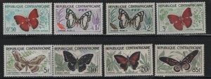 CENTRAL AFRICAN REPUBLIC,   4-7   MINT HINGED  SET