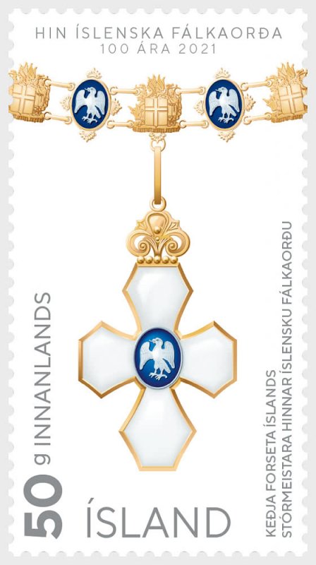 2020 Iceland Order of the Falcon  (Scott 1525) MNH