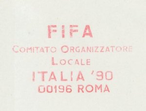 Meter top cut Italy 1989 FIFA World Cup Italy 1990