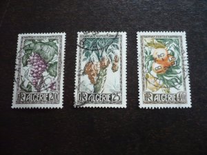 Stamps - Algeria - Scott# 229-231 - Used Set of 3 Stamps