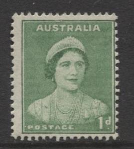 Australia - Scott 167 (l) -Queen Elizabeth -1937- MNH - Single 1d stamp