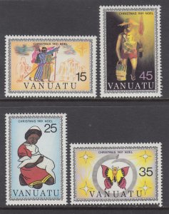 Vanuatu 315-318 Christmas MNH VF