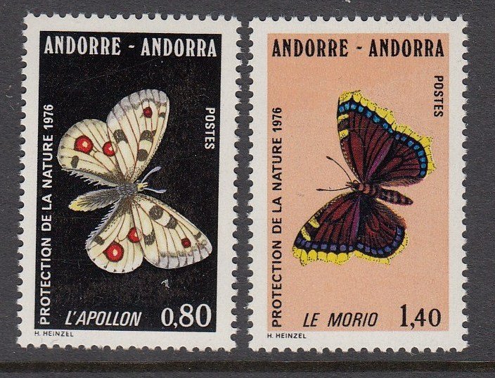 Andorra 251-2 Butterflies mint