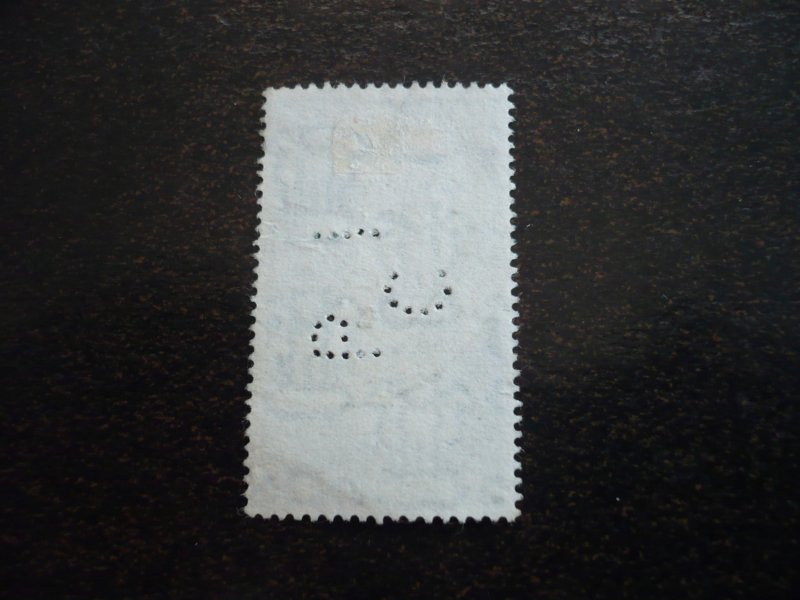 Stamps - India - Scott# 326 - Used Set of 1 Perfin Stamp