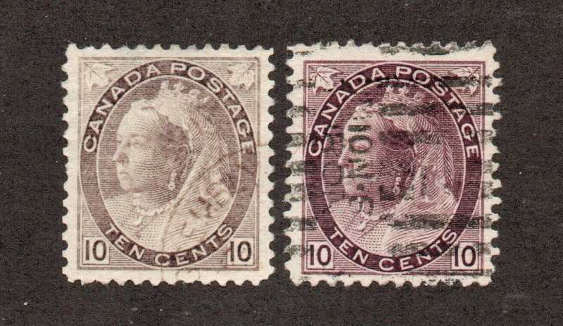 Canada - Unitrade# 83 Used (2) Shades        -        Lot 0824008