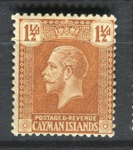CAYMAN ISLANDS; 1920s early GV issue fine Mint hinged 1.5d. value