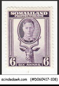 SOMALILAND PROTECTORATE - 1942 6a KGVI purple SCOTT#101 - 1V MINT NH