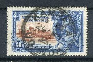 BRITISH KUT; 1935 early GV Silver Jubilee issue used 30c. value fine Postmark