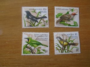 Singapore  #  834-37  MNH   Birds