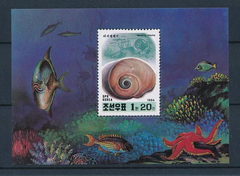 [47086] Korea 1994 Marine life Seashells MNH Sheet