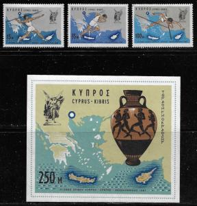 Cyprus Scott #'s 300 - 303 MH