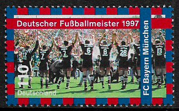 Germany #1981 MNH Stamp - FC Bayern Munchen Soccer