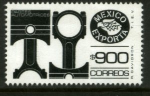 MEXICO Exporta 1500, $900P PISTONS Fosfo Paper 10. MINT, NH. VF.