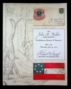 The John H. Walker Collection Confederate States of America-Siegel (2022)