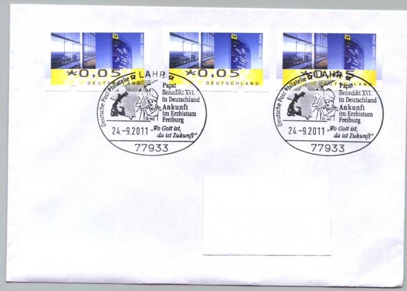 Germany pmk. Lahr Visit of Pope Benedict XVI 2011