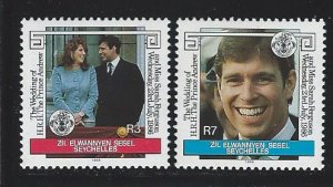 Seychelles Zil Elwannyen Sesel  mnh sc 119-120