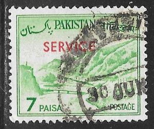 Pakistan O80: 7p Khyber Pass, used, F-VF