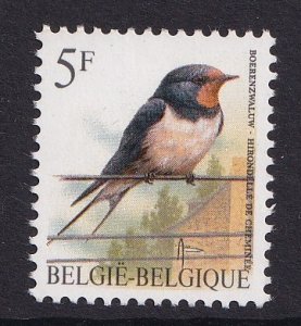 Belgium  #1438    MNH  1996  birds  5f
