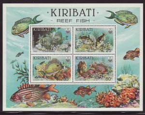 1985 Kiribati Reef Fish MS Mint