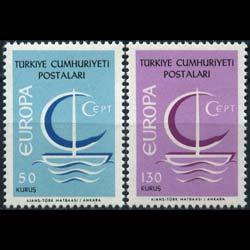 TURKEY 1966 - Scott# 1718-9 Europa Set of 2 LH