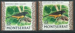 Montserrat SG 250 & 250a MVLH Ord & Glazed paper