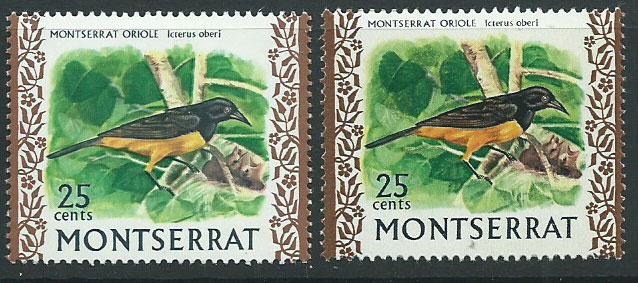 Montserrat SG 250 & 250a MVLH Ord & Glazed paper