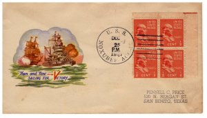 1944 USS Noxubee AOG-56 WWII Naval Cover Minkus Patriotic Cachet ZAYIX