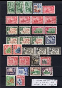 MOMEN: FIJI COLLECTION MINT OG H CAT. £383 LOT #69123*