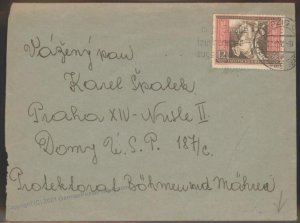 Germany 1942 HASAG Gemeinschaftslager Camp Czech Foreign Worker Cover 106681