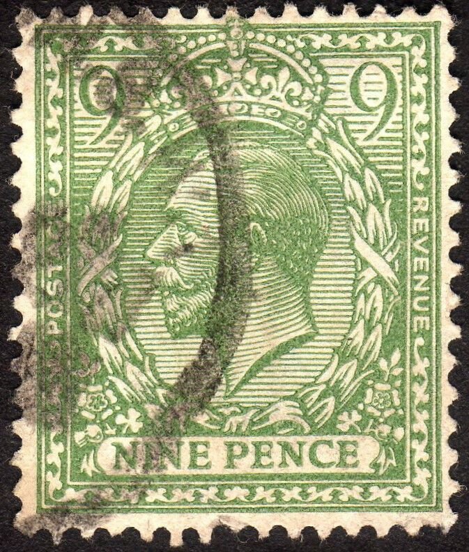 1924, Great Britain, 9p Used, Sc 198, Sg 427