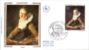 France, Worldwide First Day Cover, Art