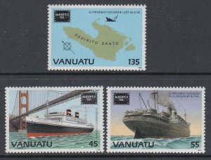 Vanuatu 419-421 MNH VF